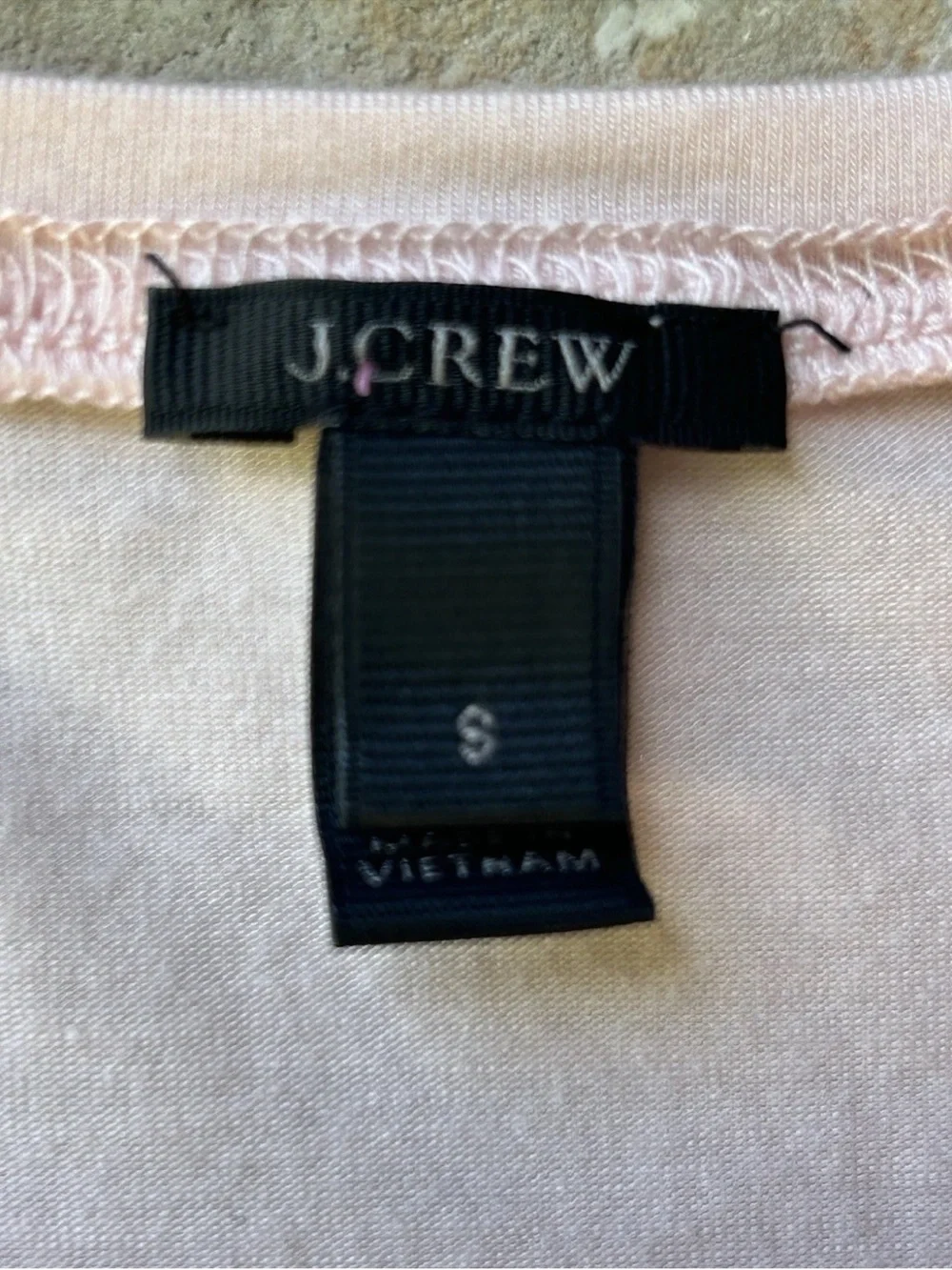 J Crew Classic‎ Sleeveless Tank Top in Light Pink Size S